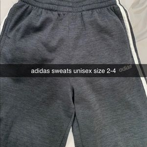 grey adidas sweats